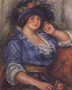 Pierre Renoir Young Girl with a Rose (Mme Colonna Romano) oil painting